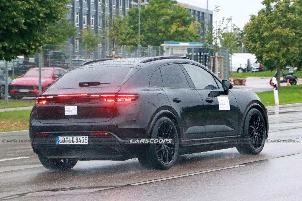 Porsche Mecan Electric Spotted