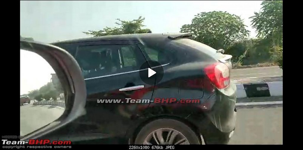 Pre-Facelift Maruti Baleno Spied