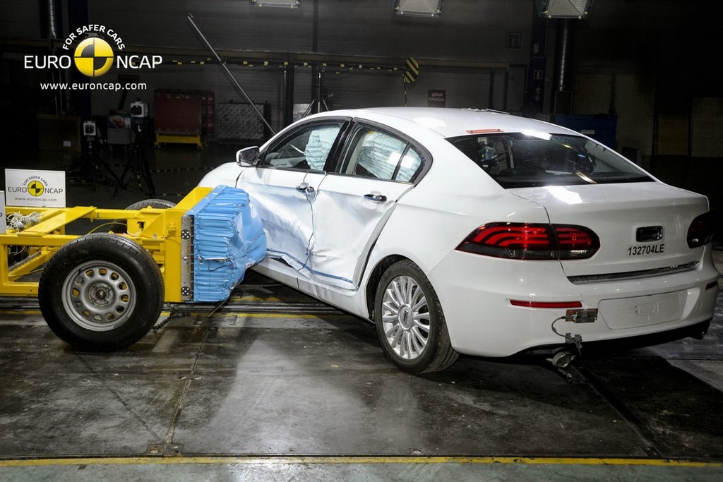 Qoros 3 Sedan Euro NCAP Side Impact Test