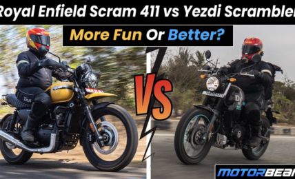 RE Scram vs Yezdi Scram