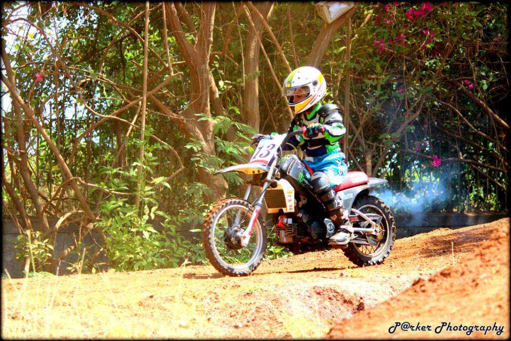 Raheesh Khatri Motocross Racer Action