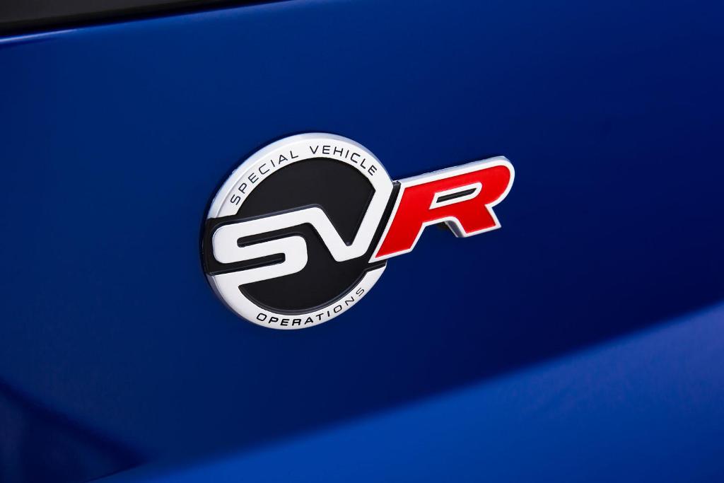 Range Rover Sport SVR Badge