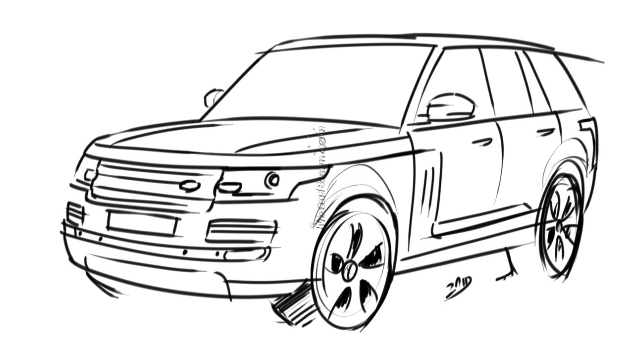 Range Rover L405 Sketch