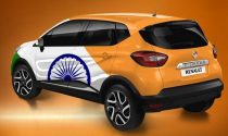 Renault Captur India Flag Rear