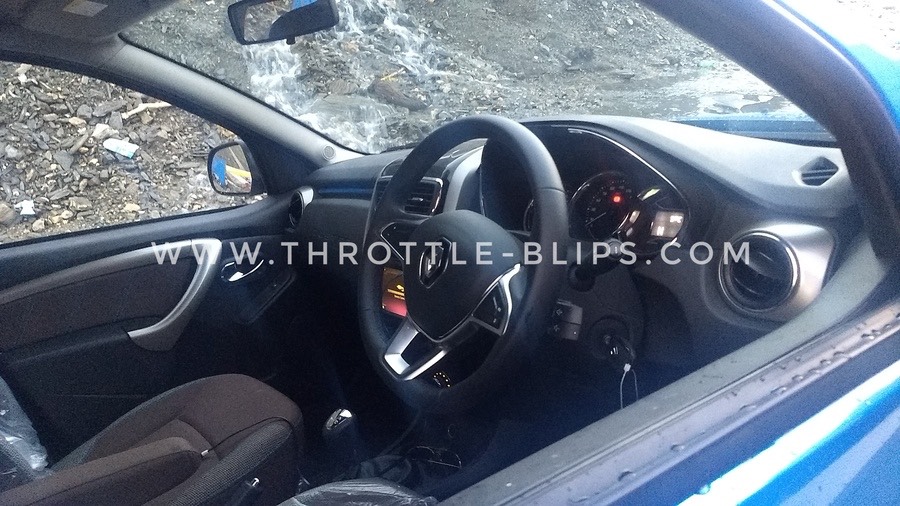 Renault Duster Facelift Interior Spotted