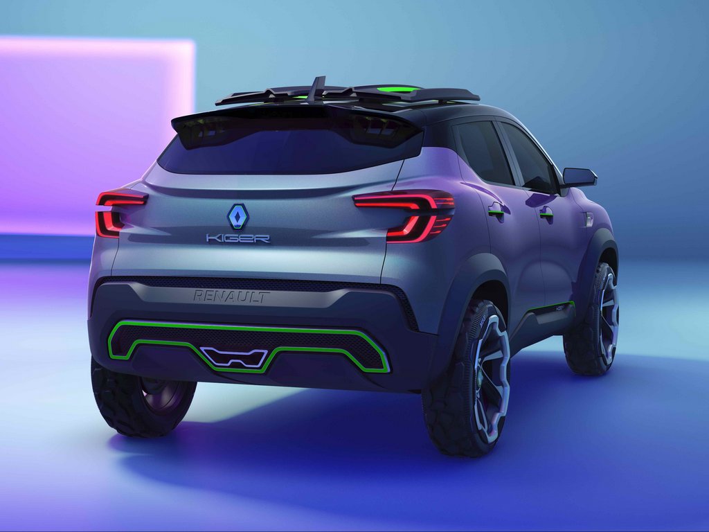 Rear section of the compact SUV