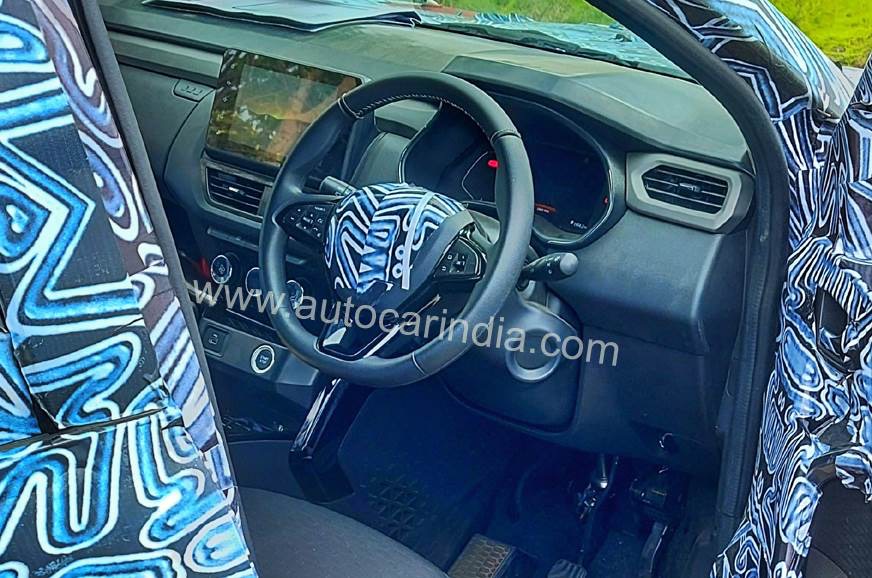 Renault Kiger Interior Spied