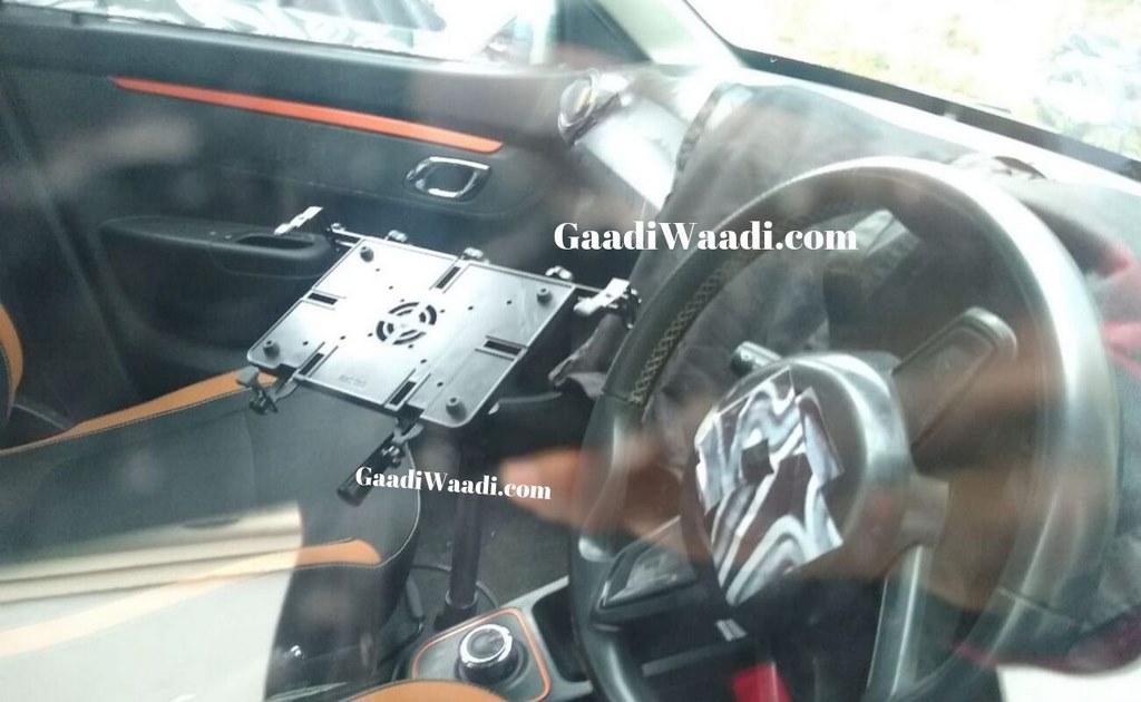 Renault Kwid Climber Facelift Interior Spied
