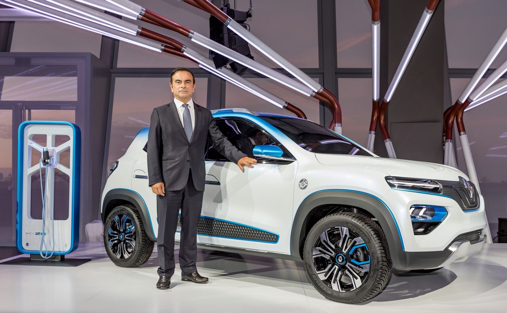 Renault Kwid Electric With Carlos Ghosn