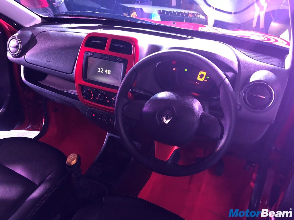 Renault Kwid Iron Man Edition Interior