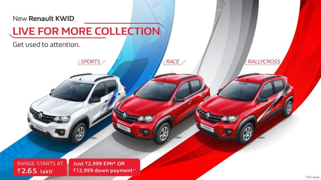 Renault Kwid Live For More Collection