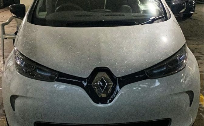 Renault Zoe EV Spotted