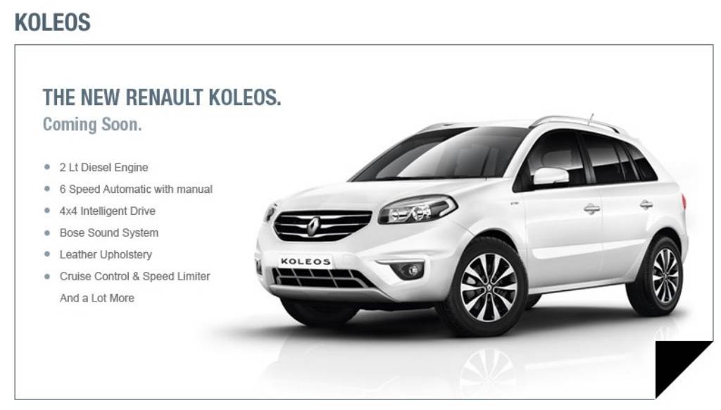Renault Koleos Features