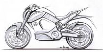 Revolt Electric Bike Sketch