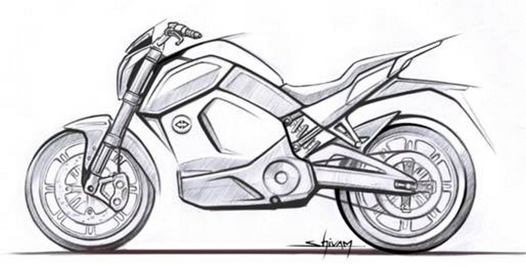 Revolt Electric Bike Sketch