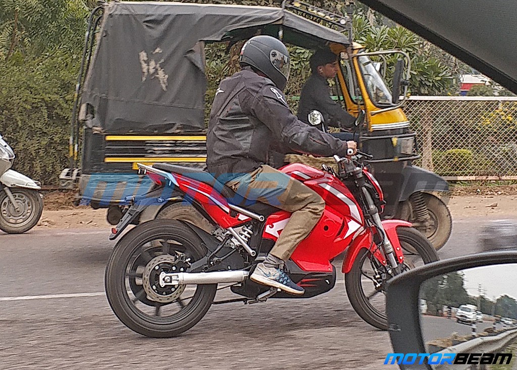 Revolt Electric Motorcycle Spotted