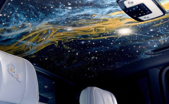 Rolls Royce Cullinan Cosmos headliner