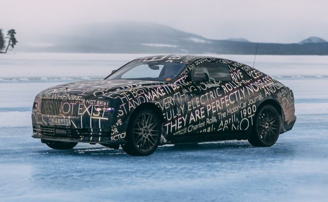 Rolls-Royce Spectre Testing