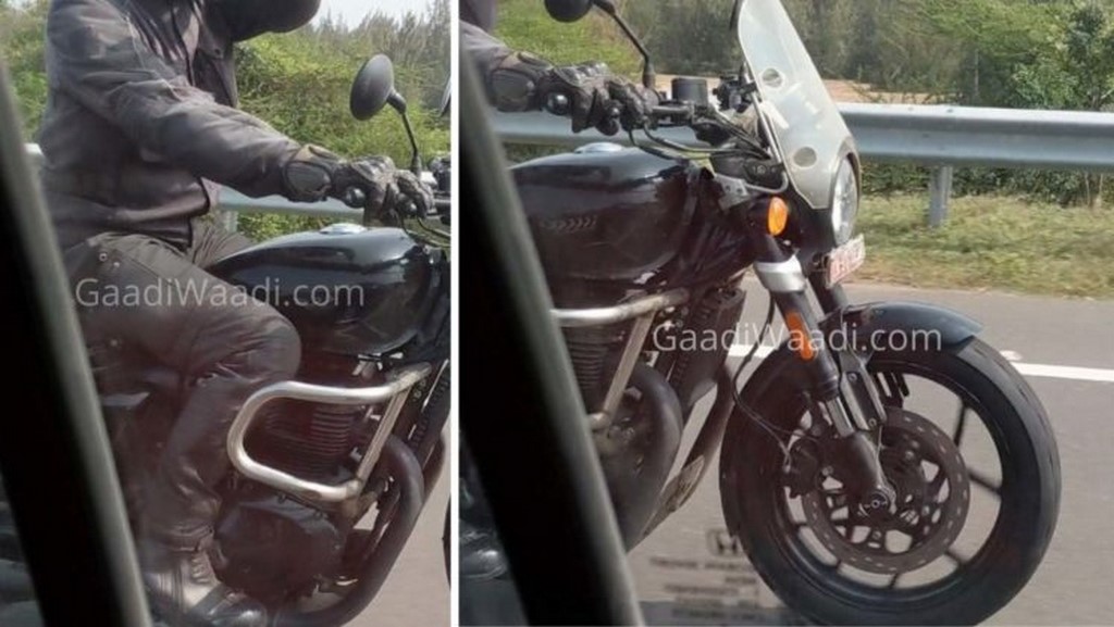 Royal Enfield 650cc Cruiser Spied Front