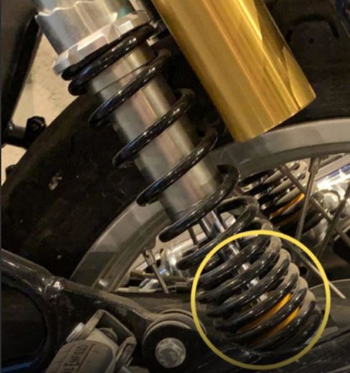 Royal Enfield 650 Twins New Rear Suspension