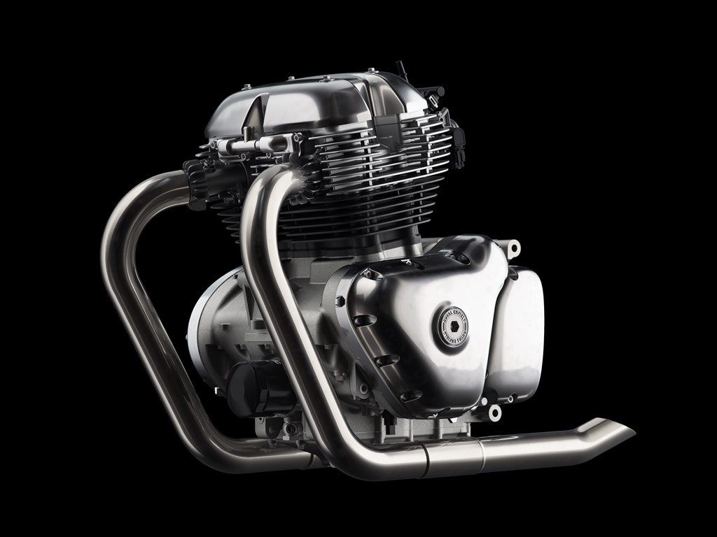 Royal Enfield 650cc Engine Left View