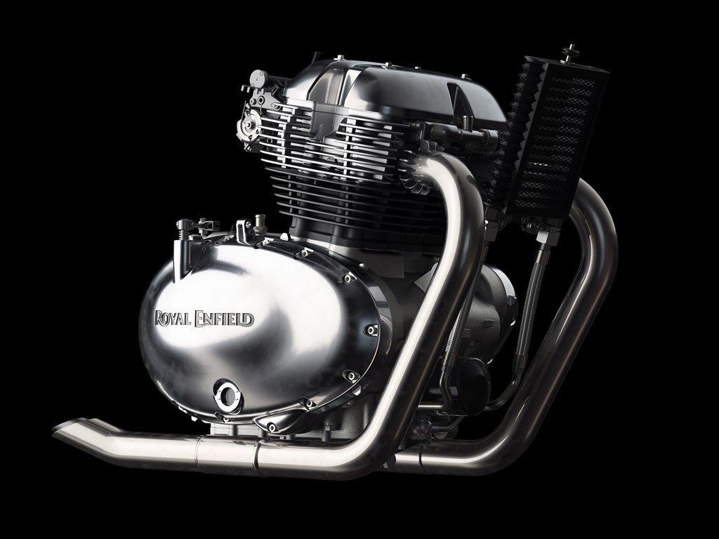 Royal Enfield 650cc Twin Engine Right View