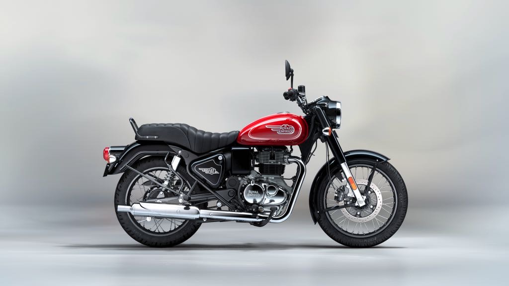 Royal Enfield Bullet 350 Military Silver Red