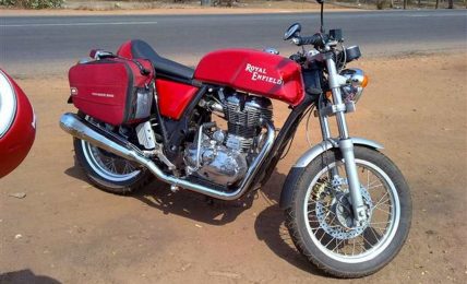 Royal Enfield Cafe Racer spied
