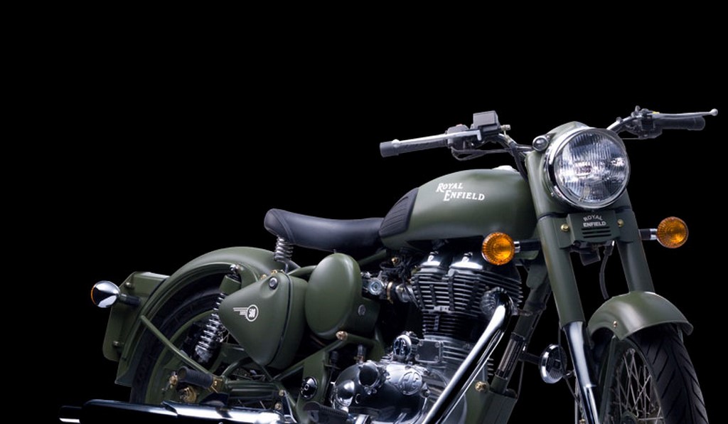 Royal Enfield Classic 500 Battle Green Front