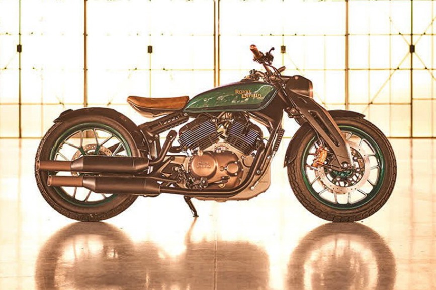 Royal Enfield Concept KX Side