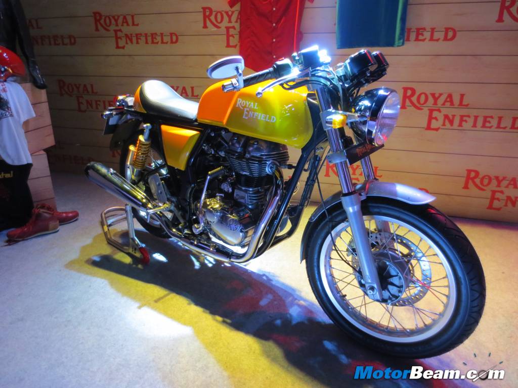 Royal Enfield Continental GT Yellow