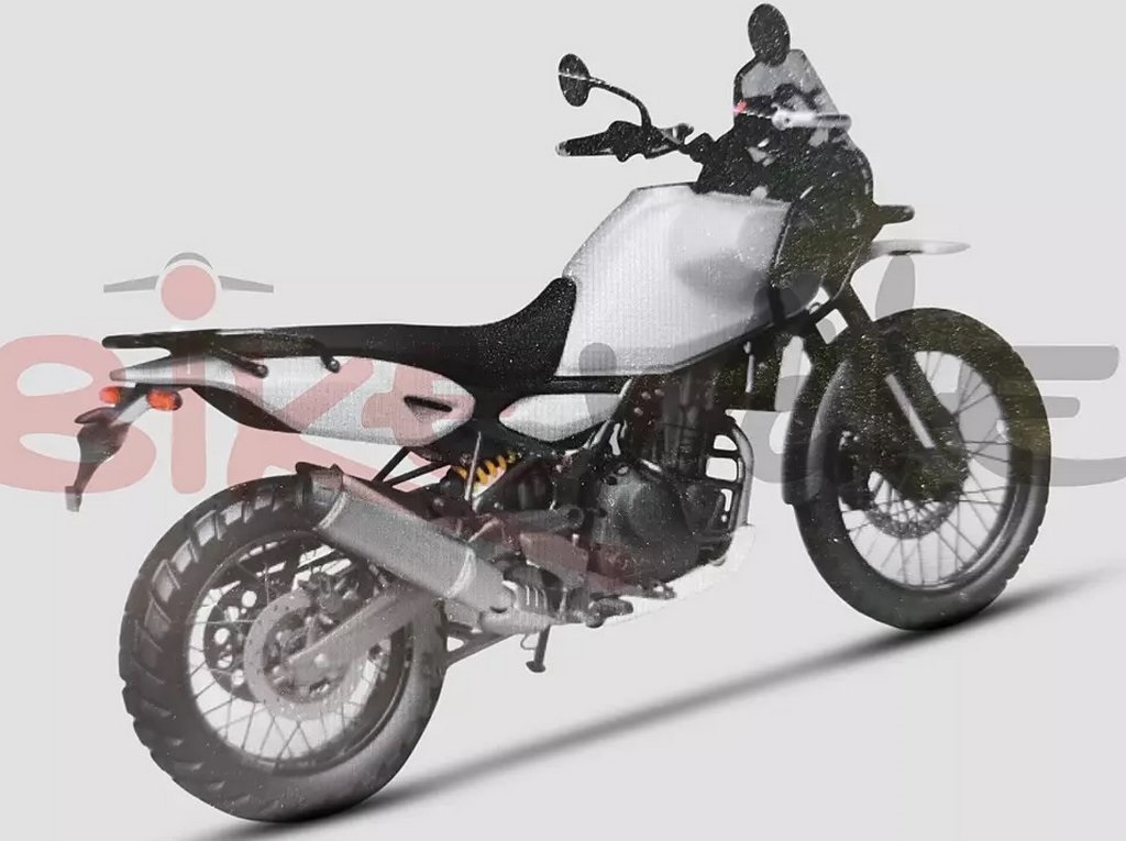 Royal Enfield Himalayan 450 Rendering