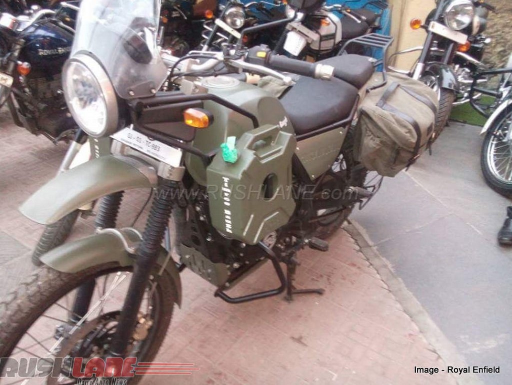 Royal Enfield Himalayan Army Green Front