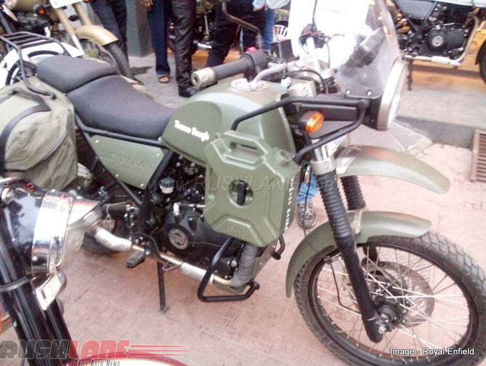 Royal Enfield Himalayan Army Green Jerrycan