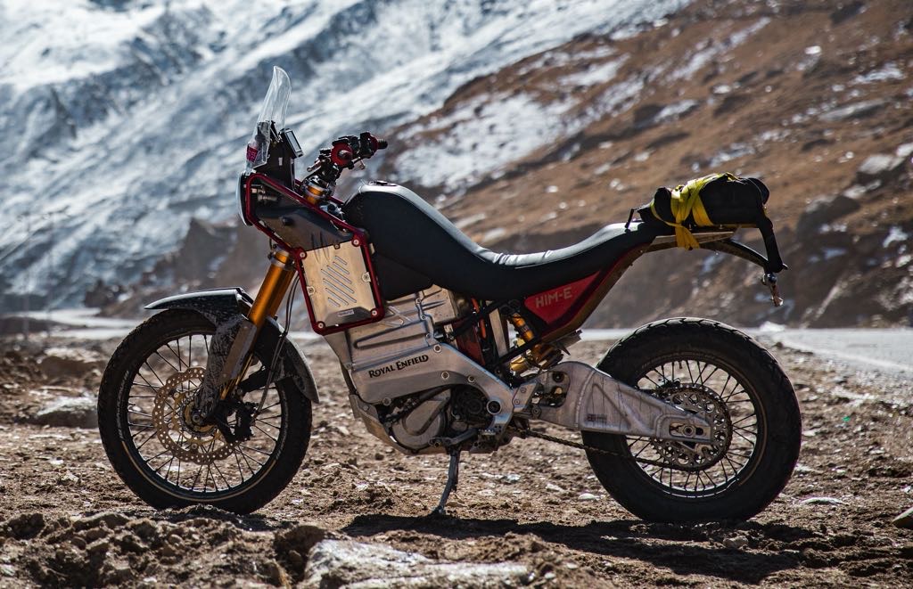 Royal Enfield Himalayan Electric Concept Side
