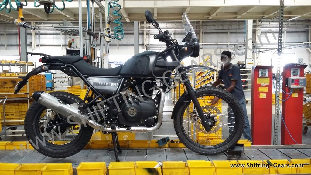 Royal Enfield Himalayan Production Version Spied