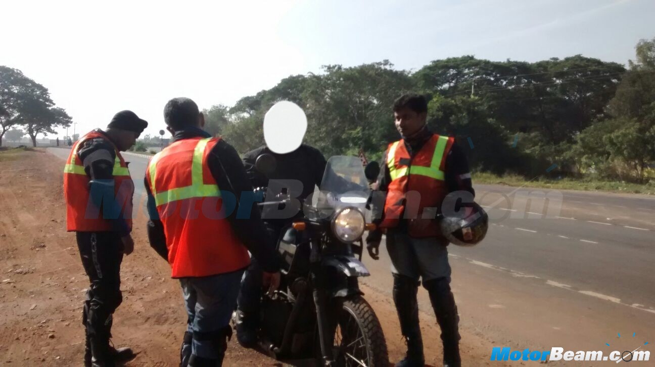 Royal Enfield Himalayan Spied
