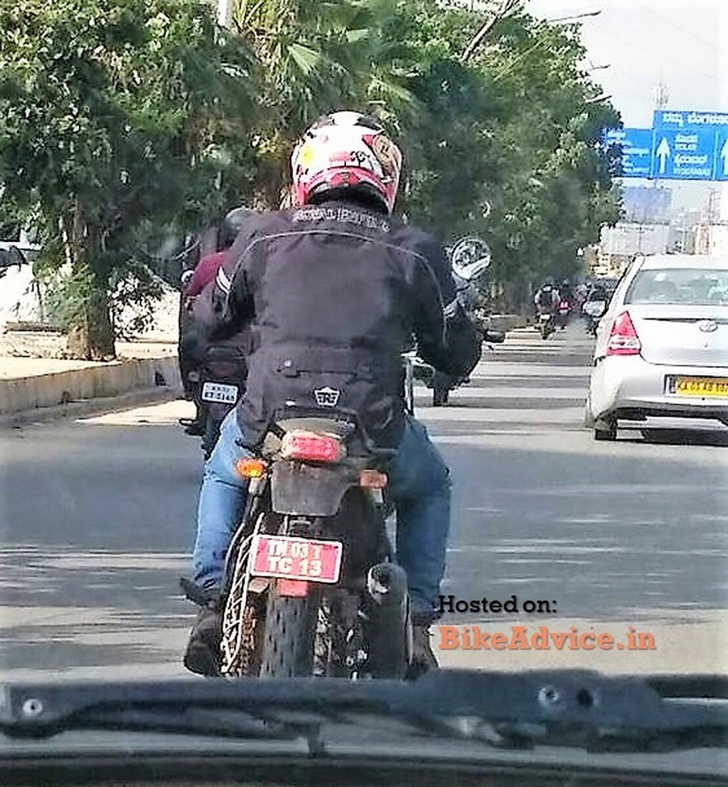 Royal Enfield Himalayan Spied Testing