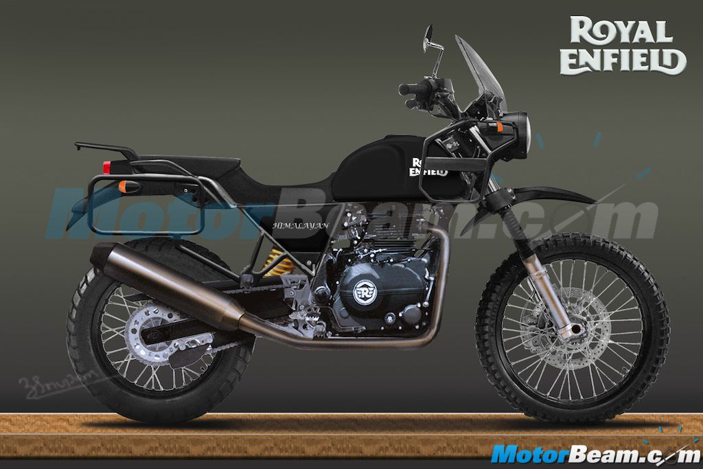 Royal Enfield Himalyan Rendering