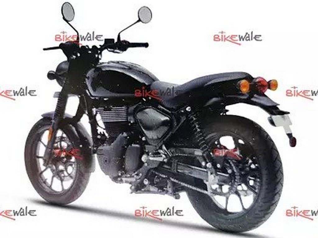 Royal Enfield Hunter 350 Leaked Rear