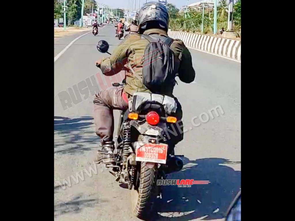 Royal Enfield Hunter 350 Spied Rear