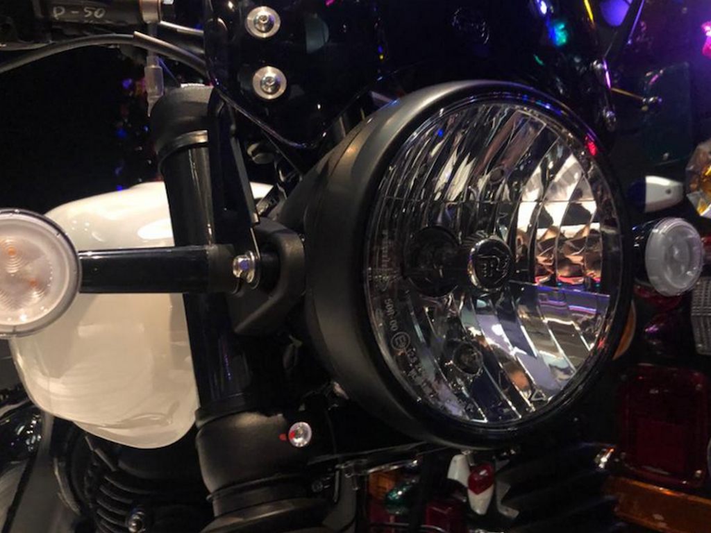 Royal Enfield Hunter 350 White Headlamp