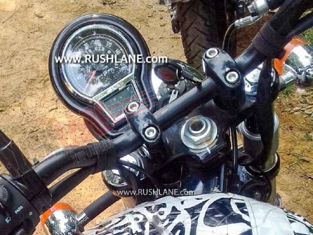 Royal Enfield Hunter Instrument Cluster Spied