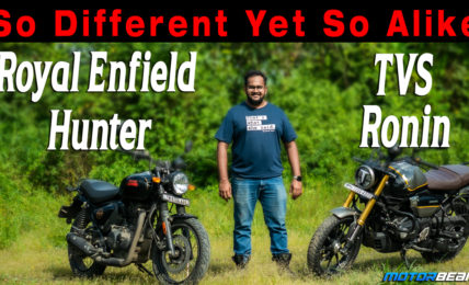 Royal Enfield Hunter vs TVS Ronin Comparison Video