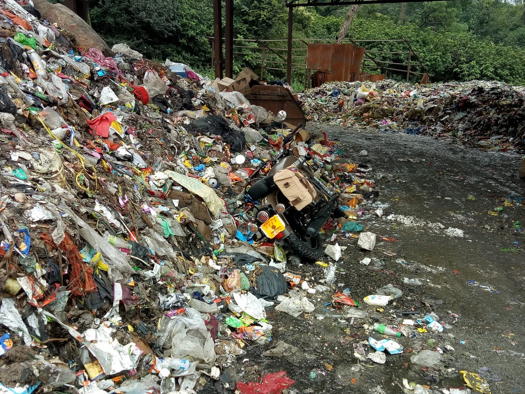 Royal Enfield In Garbage