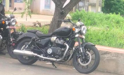 Royal Enfield KX650 Cruiser Spied