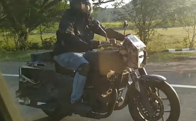 Royal Enfield SG650 Spied