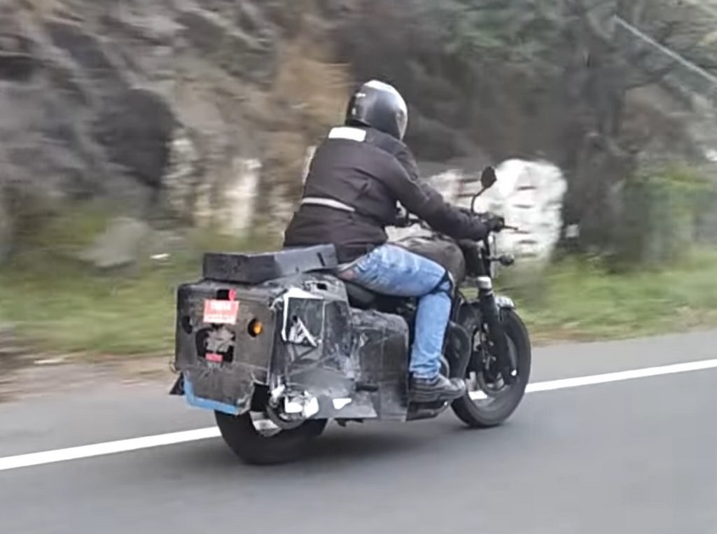 Royal Enfield SG650 Spied Rear