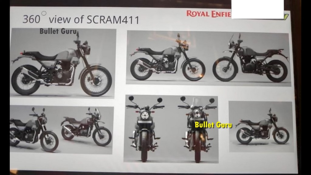 Royal Enfield Scram 411 Brochure Leaked