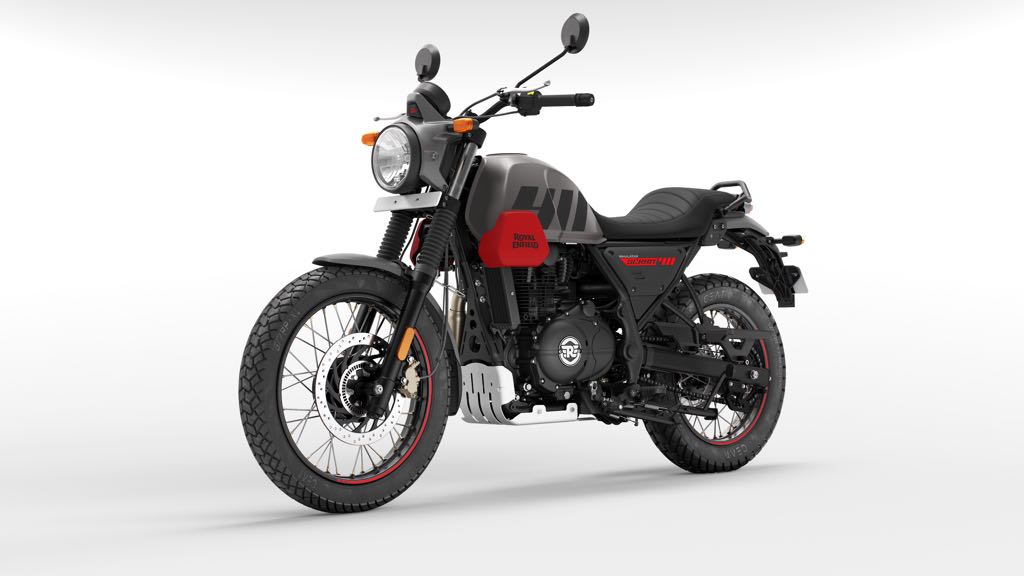 Royal Enfield Scram 411 Graphite Red